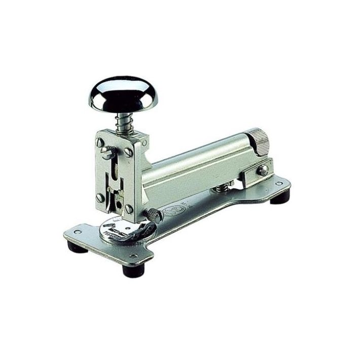 El Casco Grapadora de Sobremesa M-10 Gris Metálica, 25 Hojas, Carga Trasera