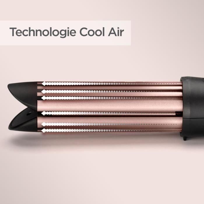Babyliss C112E Rizador de Pelo Curl Styler Luxe con Cilindro Ranurado, Placas de Cerámica, Tecnología de Aire Fresco, Gran Diámetro 2 Babyliss C112E Rizador de Pelo Curl Styler Luxe con Cilindro Ranurado, Placas de Cerámica, Tecnología de Aire Fresco, Gran Diámetro 2