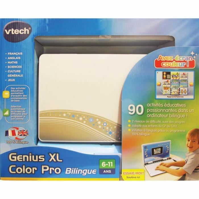 Ordenador portátil Genius XL Pro Vtech Genius XL Pro (FR-EN) Juguete Interactivo FR-EN + 6 Años 1