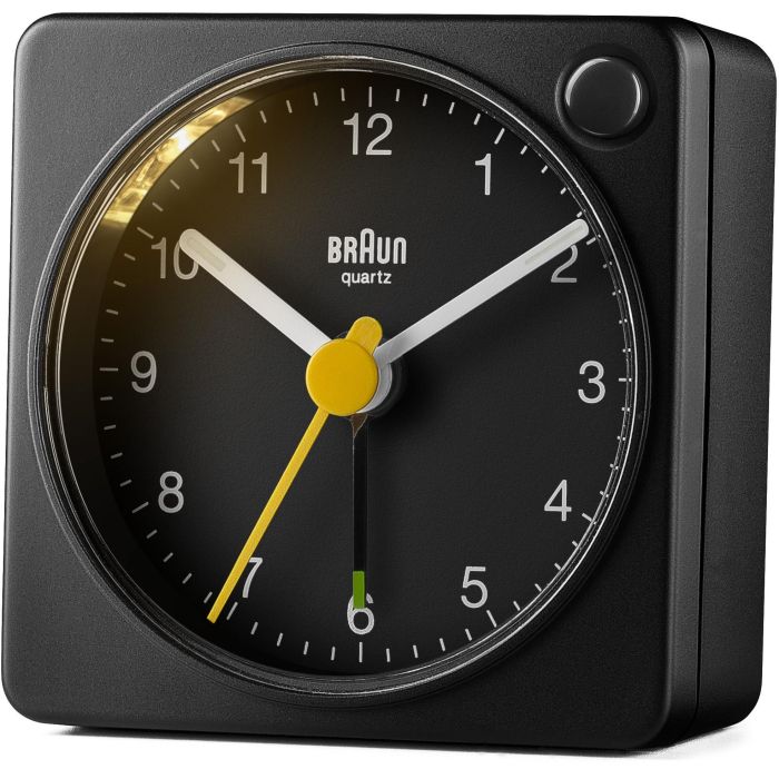 Braun BC 02 XB Quarzwecker schwarz Lichtfunk. 2