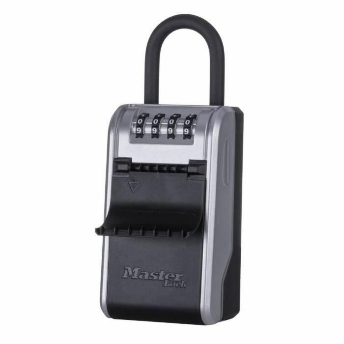 MASTER LOCK - Caja de llaves exterior con asa - Nuevo diseño - Gran Capacidad - Alta Seguridad - 19,6 x 7,6 x 5,6 cm