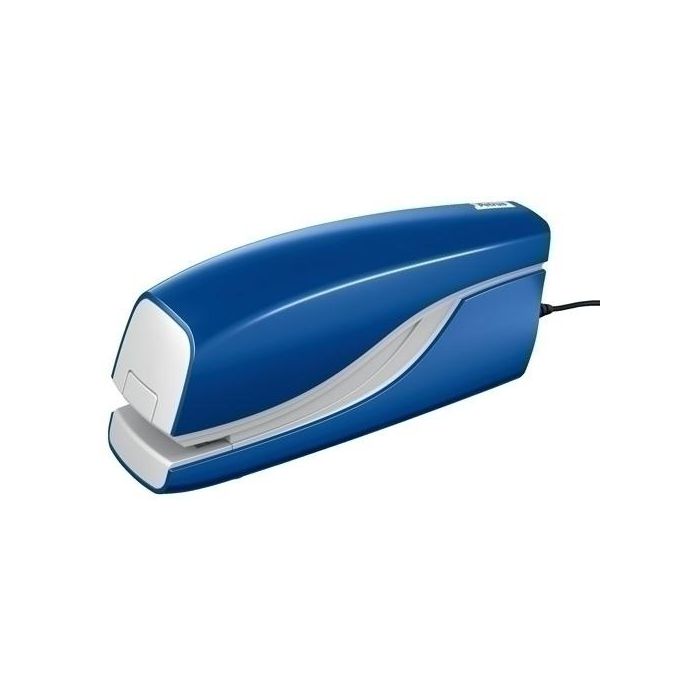 Grapadora Electrica Petrus E-110 Azul (Incluye Adaptador)