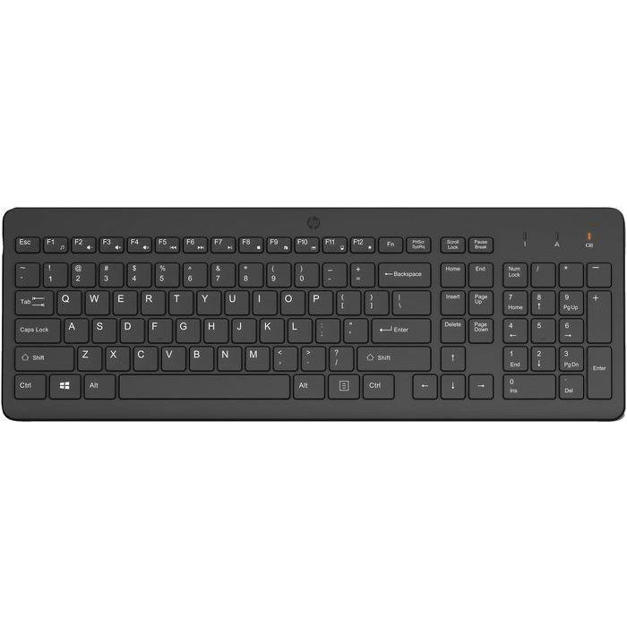 HP 225 Teclado Inalámbrico Completo con Teclado Numérico y Teclas Chiclet 0 HP 225 Teclado Inalámbrico Completo con Teclado Numérico y Teclas Chiclet 0
