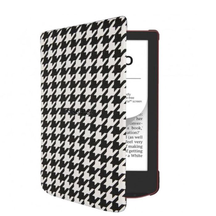 Pocketbook Funda Shell Series Verse +, Carcasa Rombhus print blanco y negro para Verse y Verse Pro