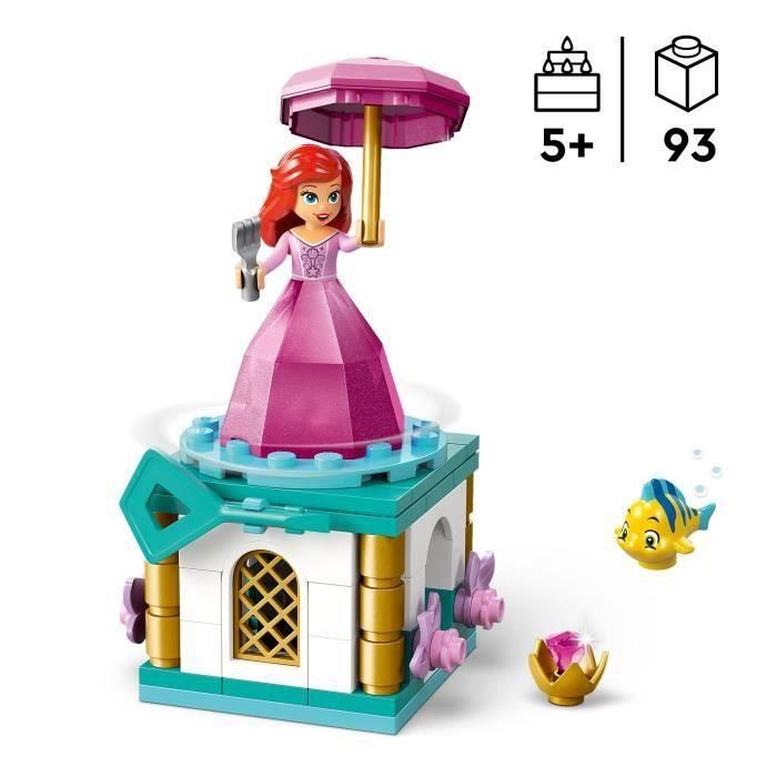 LEGO 43259 Disney Princess Ariel Bailarina - Set de Construcción La Sirenita con Vestido Diamante y Base Giratoria para Niños +5 Años 1 LEGO 43259 Disney Princess Ariel Bailarina - Set de Construcción La Sirenita con Vestido Diamante y Base Giratoria para Niños +5 Años 1