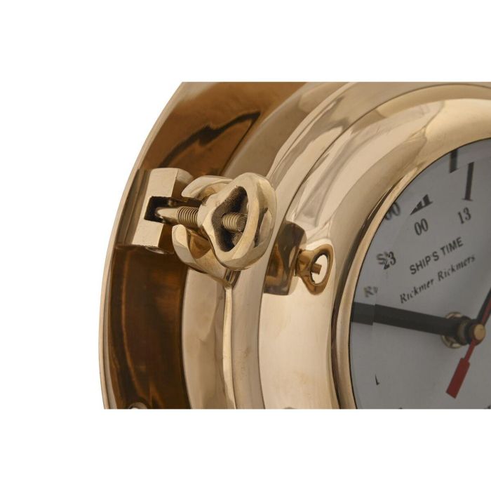 Reloj Pared Vintage DKD Home Decor Dorado 7 x 23 x 23 cm 2