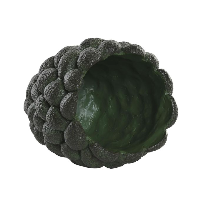 DKD Home Decor Avocados25 Jarrón Tropical de Cemento Verde 20 x 25 x 20 cm (2 Unidades) 1