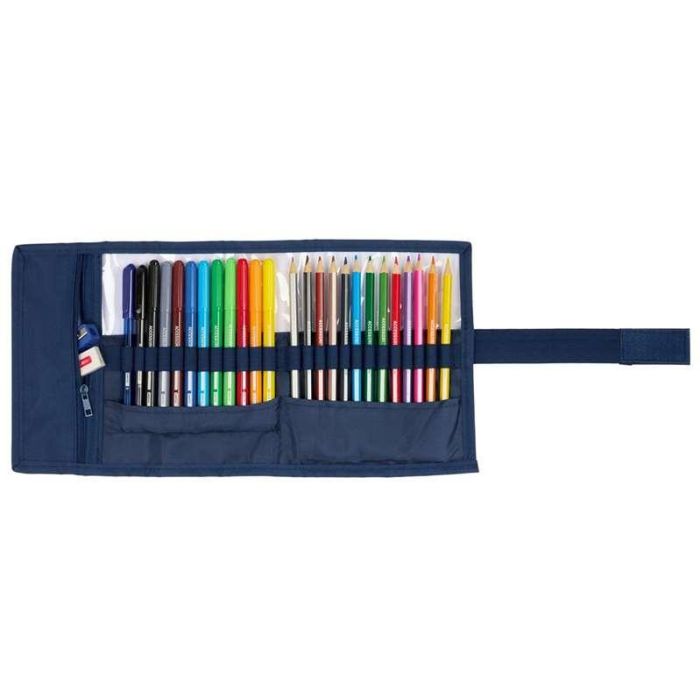 Portatodo Benetton Damero Azul marino 7 x 20 x 7 cm 27 Piezas 2
