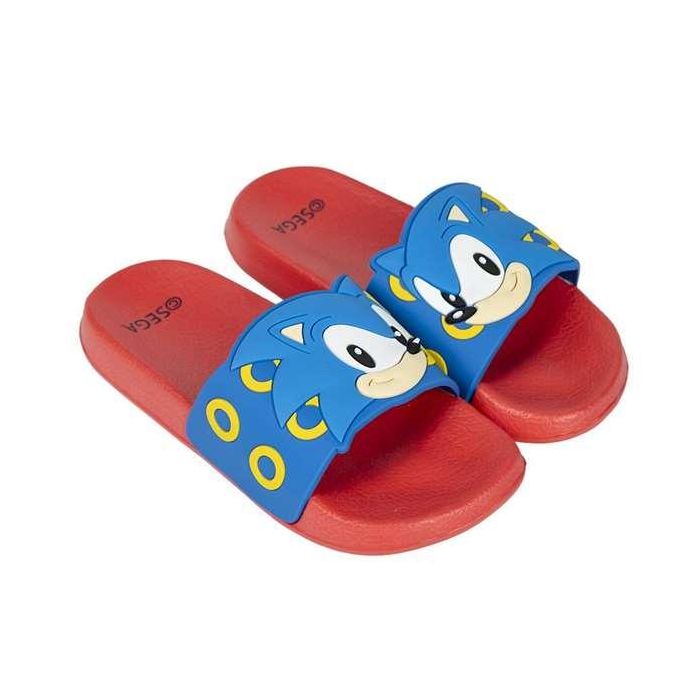 Chanclas para Niños Sonic Azul Rojo Multicolor 30-31 Chanclas para Niños Sonic Azul Rojo Multicolor 30-31