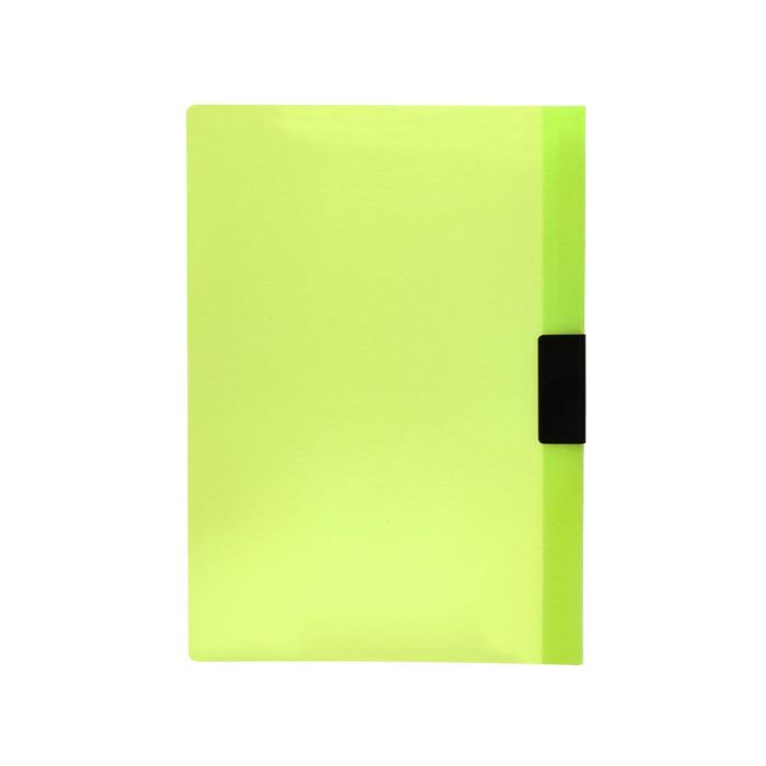 Carpeta Liderpapel Dossier Pinza Lateral 45303 Polipropileno Din A4 Verde Cla30 Hojas Pinza Deslizante 4