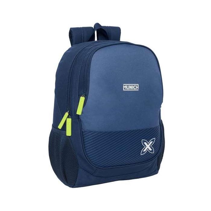 Safta Mochila Adapt.Carro Munich "Blue Indigo" 32x44x16 cm
