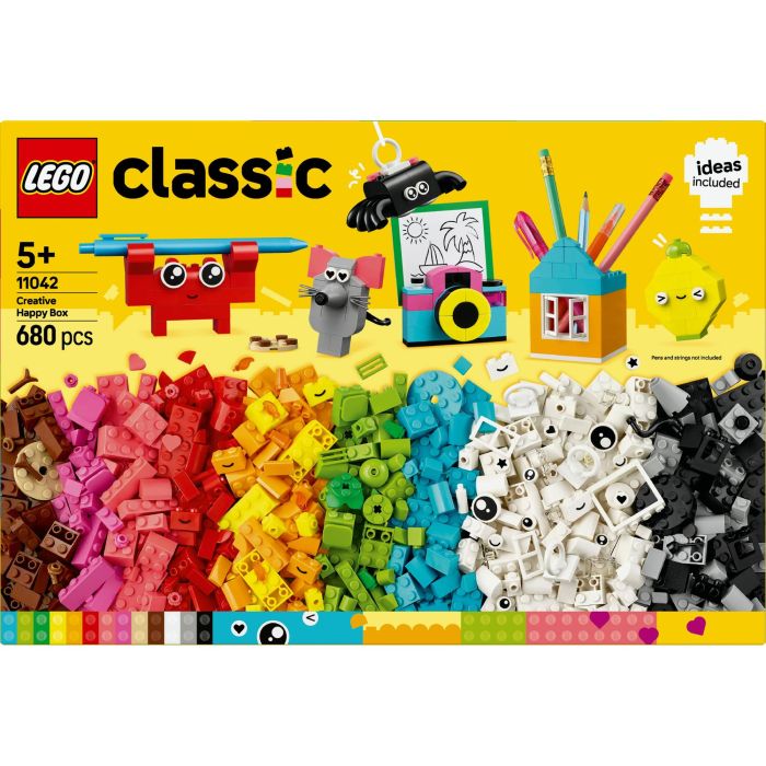 LEGO 11042 Caja Feliz Creativa Classic, Set de Construcción con 680 Ladrillos y Elementos Especiales, Guía Inspiradora y 10 Modelos Rápidos para Niños +5 Años 11 LEGO 11042 Caja Feliz Creativa Classic, Set de Construcción con 680 Ladrillos y Elementos Especiales, Guía Inspiradora y 10 Modelos Rápidos para Niños +5 Años 11