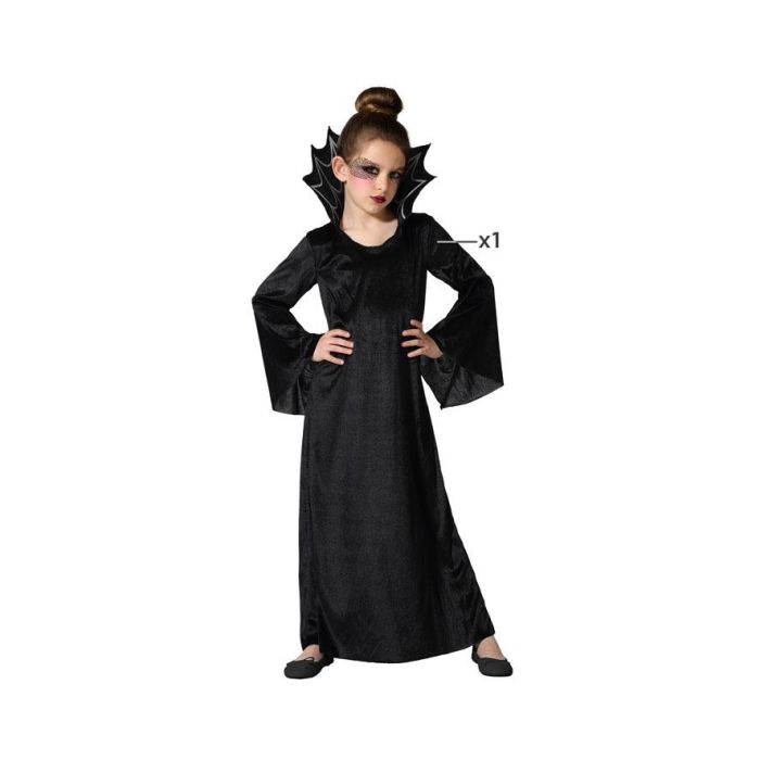 Disfraz de Araña Negro para Niña 7-9 Años - Halloween Disfraz de Araña Negro para Niña 7-9 Años - Halloween