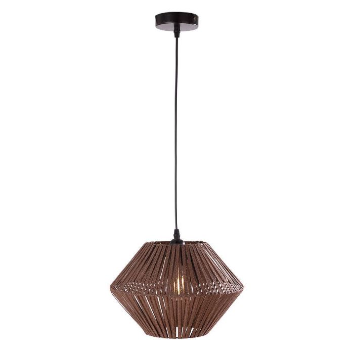 Lámpara Colgante Albert de Ratán SKD-P-2004 con Diseño de Rejilla Étnico, Luz Difusa Oscura para Salón, Comedor, Dormitorio 0 Lámpara Colgante Albert de Ratán SKD-P-2004 con Diseño de Rejilla Étnico, Luz Difusa Oscura para Salón, Comedor, Dormitorio 0