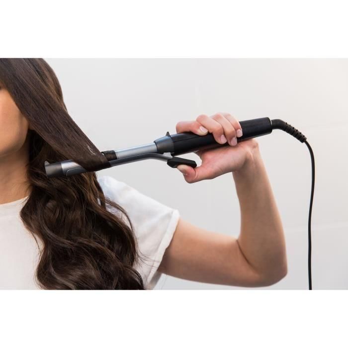 Remington CI5519 Pro Pinzas para rizos en espiral Tubo 19mm, 8 Temperaturas, 210°C, Negro 2 Remington CI5519 Pro Pinzas para rizos en espiral Tubo 19mm, 8 Temperaturas, 210°C, Negro 2