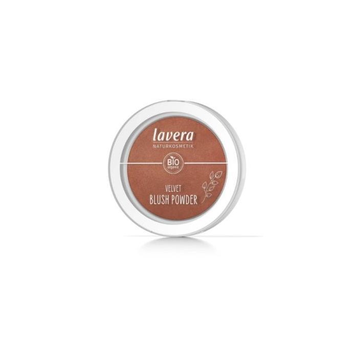 lavera Colorete en Polvo Velvet 03 Nude Terracota 5g con Aceite de Almendras Orgánico, Pigmentos Minerales, Larga Duración