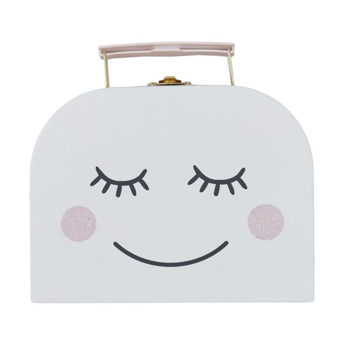 Home Deco Kids Juego de 3 Maletas de Cartón para Niños con Estampados y Asa de Transporte 6