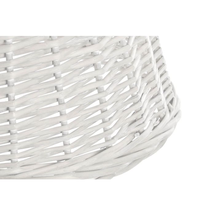 DKD Home Decor Base Arbol Navidad Moderna Blanco Mimbre 45 x 24 x 45 cm (2 Unidades) 2