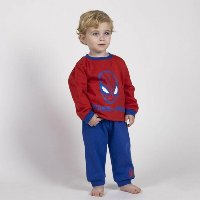 Chándal Infantil Spider-Man Azul Rojo 4