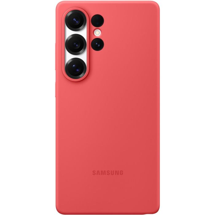 Samsung EF-PS938CREGWW Funda de Silicona Original para Samsung Galaxy S25 Ultra, Protección Duradera, Color Rojo 1