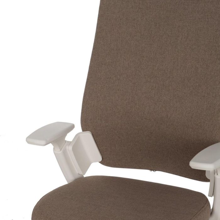 Silla de Oficina Blanco Taupé 67,5 x 62 x 114,5 cm 5