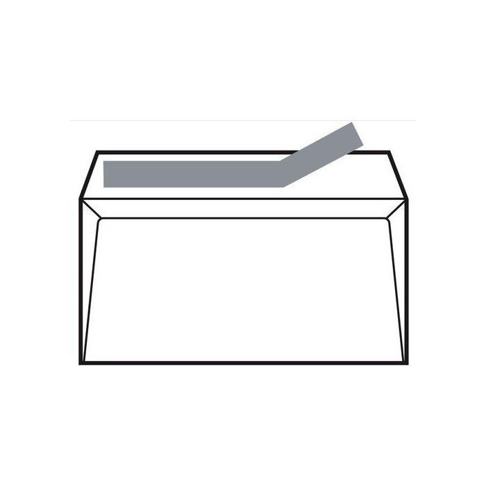 Sam Sobre A-40495 Autoadhesivo con Tira de Silicona 260x360mm, 100g, Offset Blanco, Pack de 250