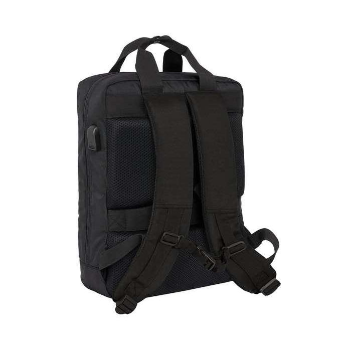 Mochila Safta Para Portatil 13,3''+Usb F.C. Barcelona Premium Black 110x290x390 mm 5 Mochila Safta Para Portatil 13,3''+Usb F.C. Barcelona Premium Black 110x290x390 mm 5