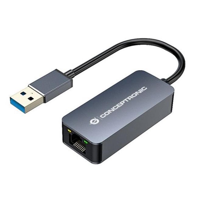 Conceptronic ABBY12G Adaptador USB 3.0 a RJ45, 2.5 Gigabit Ethernet, Compatible con Windows, Mac, Linux 0 Conceptronic ABBY12G Adaptador USB 3.0 a RJ45, 2.5 Gigabit Ethernet, Compatible con Windows, Mac, Linux 0