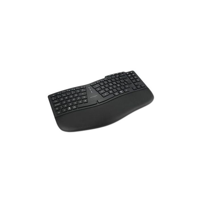 Kensington KB675 EQ TKL Teclado Pro Fit Ergo Inalámbrico Ergonómico Recargable Negro para una Comodidad y Productividad Óptimas