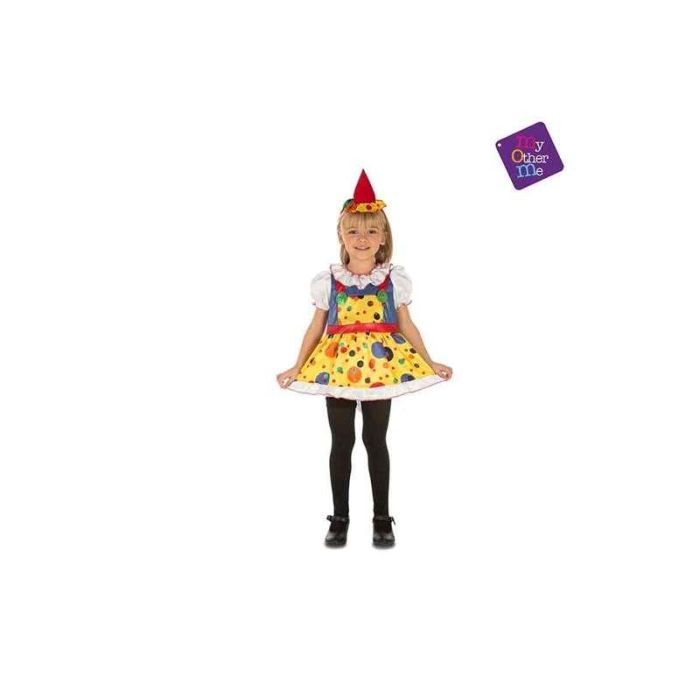 My Other Me Disfraz Infantil Payasita para Niñas de 5 a 6 Años, Fabricado en 100% Poliéster, Contiene Tocado y Vestido 4 My Other Me Disfraz Infantil Payasita para Niñas de 5 a 6 Años, Fabricado en 100% Poliéster, Contiene Tocado y Vestido 4