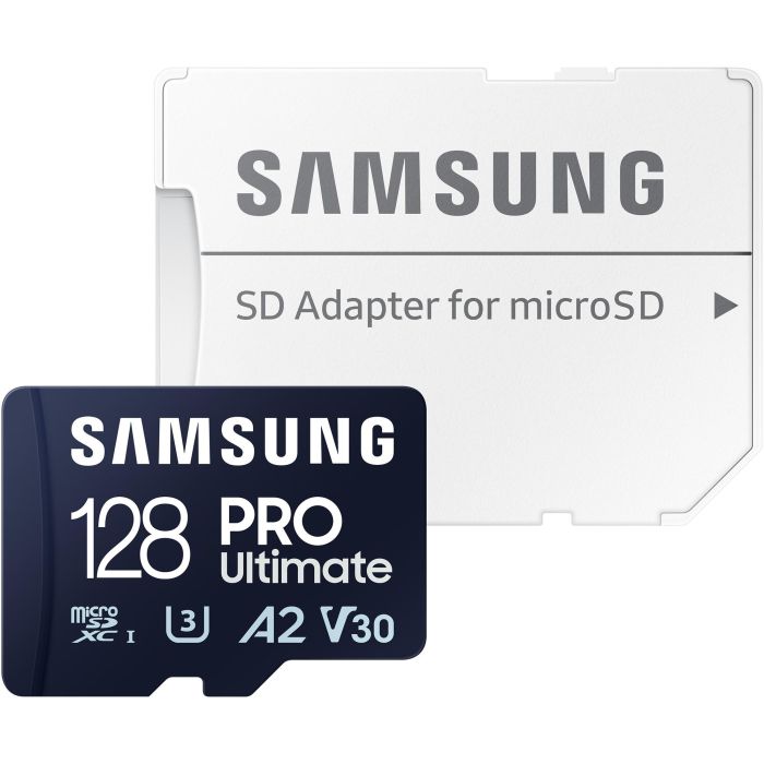 Samsung MB-MY128SA/WW Tarjeta de Memoria microSDXC PRO Ultimate 128GB 200/130 MB/s U3 V30 A2 con Adaptador SD y Protección Extrema 3