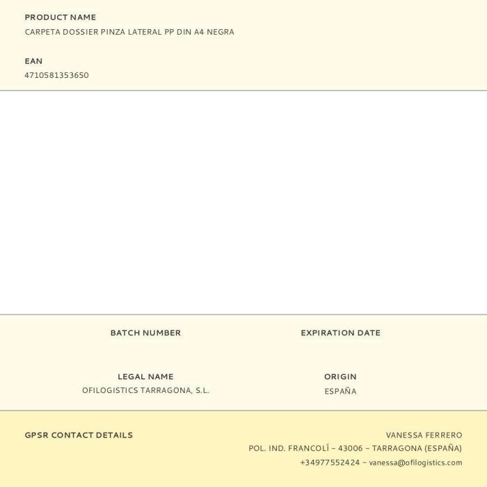 Liderpapel 35365 Carpeta dossier pinza lateral polipropileno DIN A4 negra, pinza deslizante, portada transparente para 30 hojas 3 Liderpapel 35365 Carpeta dossier pinza lateral polipropileno DIN A4 negra, pinza deslizante, portada transparente para 30 hojas 3