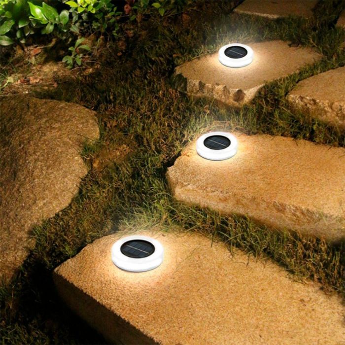 Set de estacas solares de jardín Aktive 4 Piezas ABS 10,5 x 12,5 x 10,5 cm (6 Unidades) 1 Set de estacas solares de jardín Aktive 4 Piezas ABS 10,5 x 12,5 x 10,5 cm (6 Unidades) 1