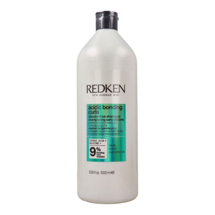 Redken Z70038193/2 Champú ACIDIC BONDING CURLS sin Silicona, Reparador y Fortalecedor para Rizos Definidos 1000 ml Redken Z70038193/2 Champú ACIDIC BONDING CURLS sin Silicona, Reparador y Fortalecedor para Rizos Definidos 1000 ml