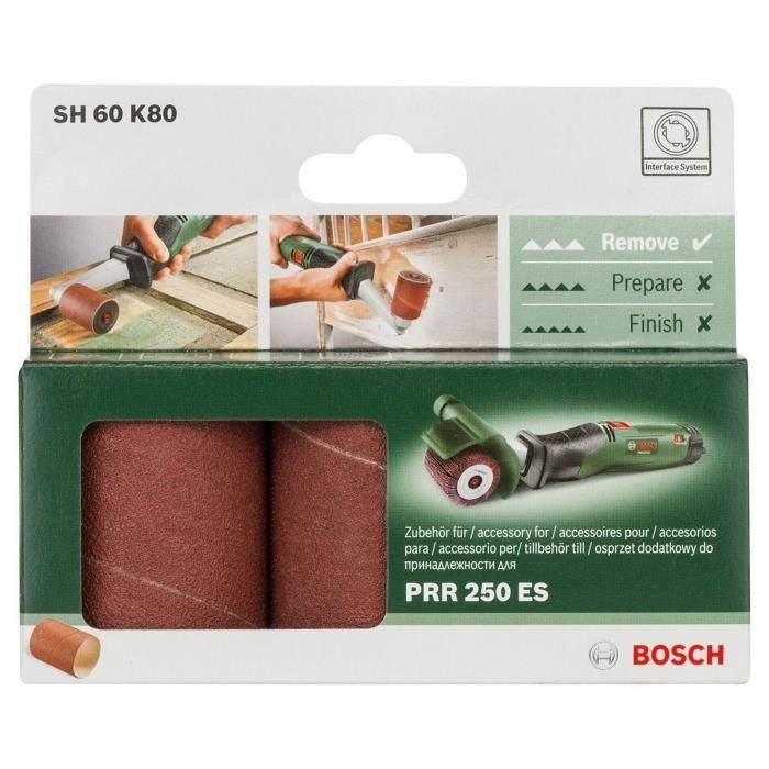 Abrasivos BOSCH PRR 60mm G80 x3 piezas 1 Abrasivos BOSCH PRR 60mm G80 x3 piezas 1