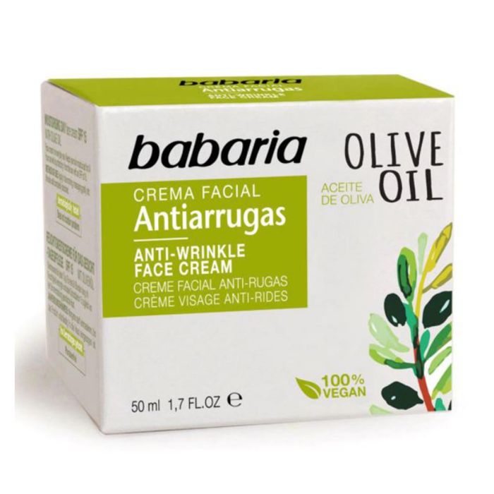 Babaria Olive oil crema facial anti-arrugas noche 50 ml