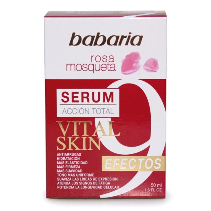 Babaria Rosa mosqueta serum accion total anti-arrugas vital skin 50 ml