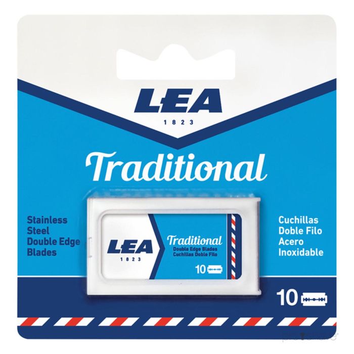 Lea Traditional cuchillas doble filo 10un Lea Traditional cuchillas doble filo 10un