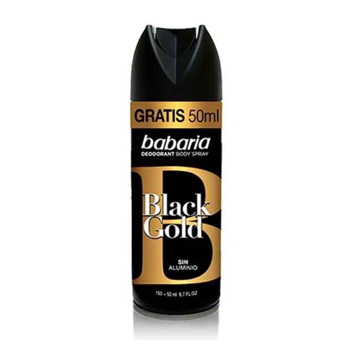Babaria Black gold desodorante +50 ml gratis 200 ml