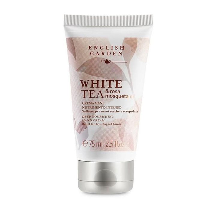 English garden white tea & rosa msoqueta oli hand cream atkinsonss 75 ml