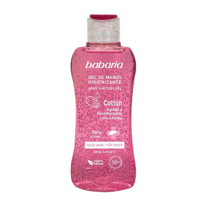 Babaria Cotton gel de manos higienizante 70% alcohol 100 ml