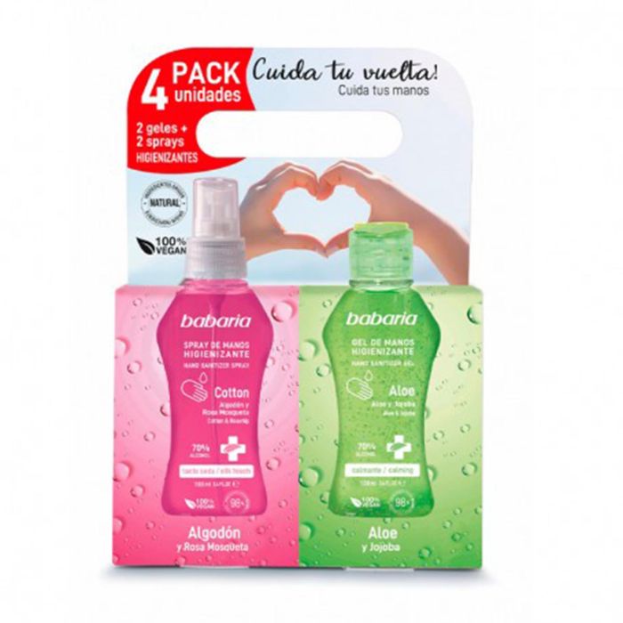 Babaria Cuerpo gel higienizante pack 400 ml