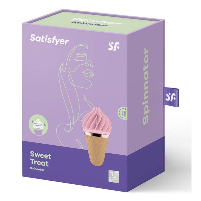 Satisfyer Sweet treat vibrador helado fresa