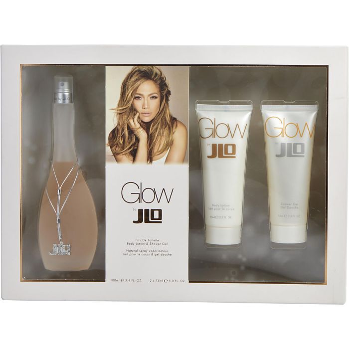 Jennifer lopez glow eau de toilette 100 vaporizador + locion corporal 75ml + gel de ducha 75ml Jennifer lopez glow eau de toilette 100 vaporizador + locion corporal 75ml + gel de ducha 75ml