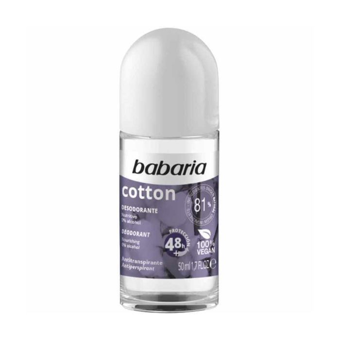 Babaria Cotton desodorante roll-on 50 ml