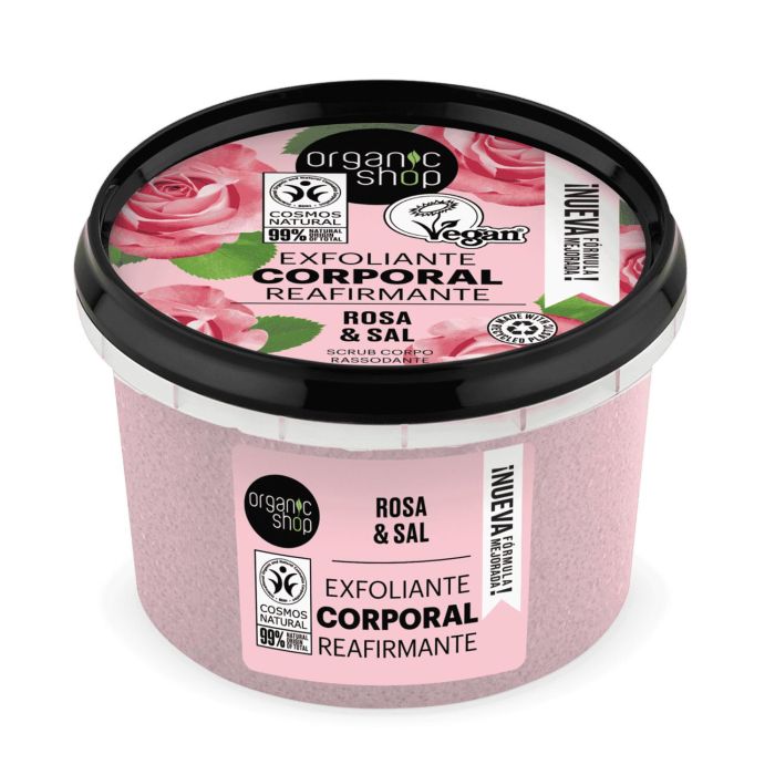 Organic Shop Perla rosa exfoliante corporal perla rosa 250 ml Organic Shop Perla rosa exfoliante corporal perla rosa 250 ml