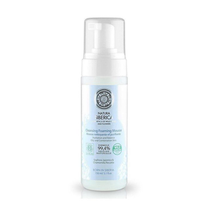Natura Siberica Hidratacion y equilibrio mouse limpiador piel grasa 170 ml