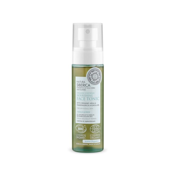 NATURA SIBERICA Tónico Facial Nutritivo e Hidratante Piel Seca y Apagada 100ml Ecológico Vegano con Vitaminas