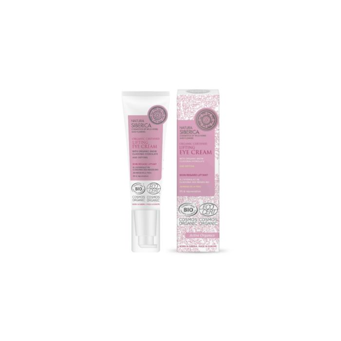 NATURA SIBERICA Contorno de Ojos Lifting Antienvejecimiento Crema 30ml - Hidratante, Combate Pérdida Elasticidad, Vegano, Ecocert