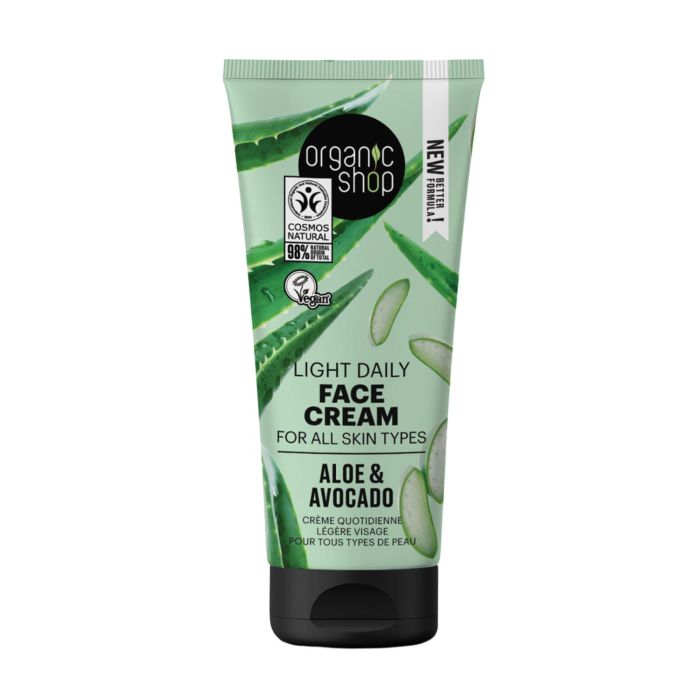 Organic Shop Aloe crema facial diaria todo tipo de pieles 50 ml